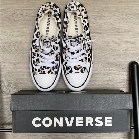 Converse Shoes - NIB- Women's Converse Slip On, Animal Print